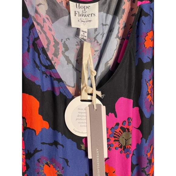 Anthropologie Sebastienne Midi Dress By Tracy Reese Hope For Flowers NWT SZ S - Picture 8 of 14